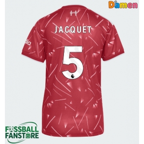 Liverpool Jeremy Jacquet #5 Replik Heimtrikot Damen 2026-27 Kurzarm
